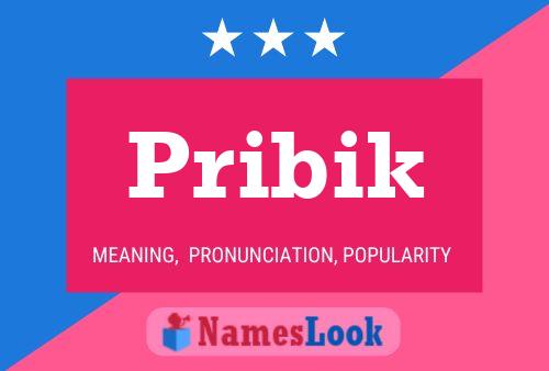 Pribik 名字海报