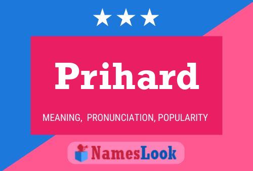 Prihard 名字海报