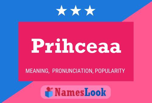 Prihceaa 名字海报