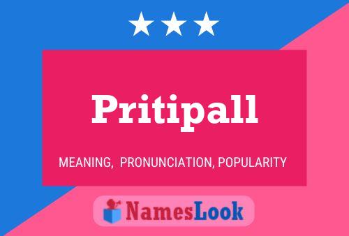 Pritipall 名字海报