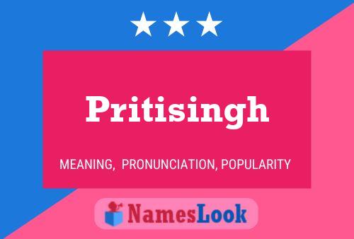 Pritisingh 名字海报