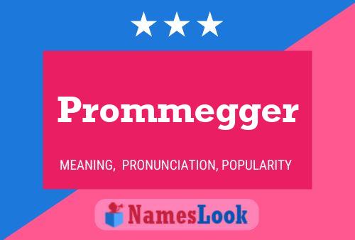 Prommegger 名字海报