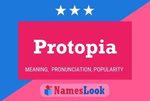 Protopia 名字海报