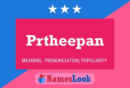 Prtheepan 名字海报