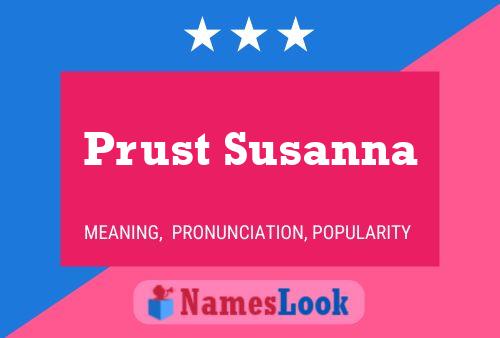 Prust Susanna 名字海报