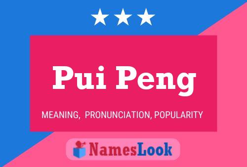 Pui Peng 名字海报