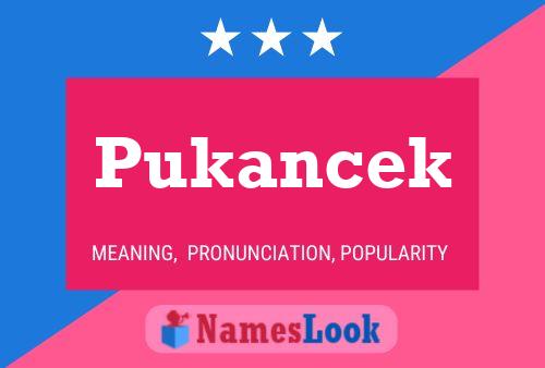 Pukancek 名字海报