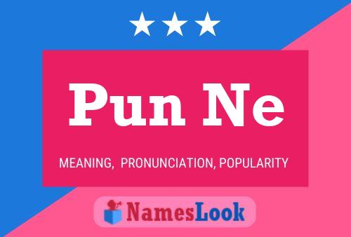 Pun Ne 名字海报