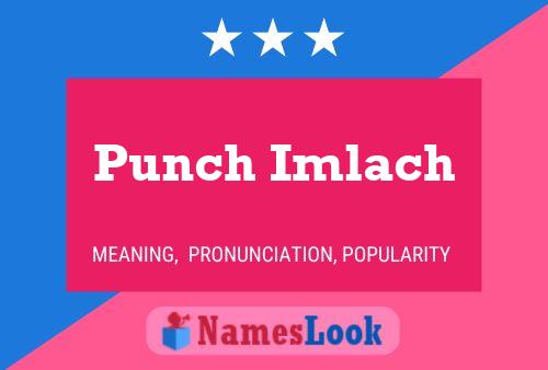 Punch Imlach 名字海报