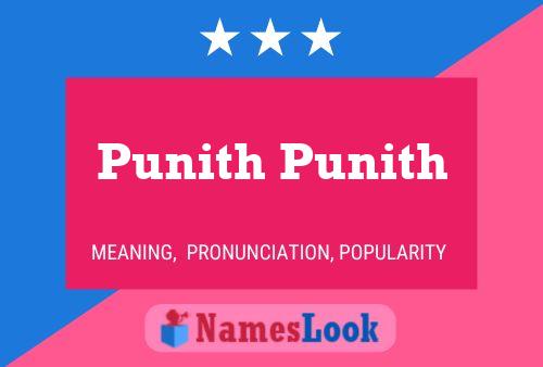 Punith Punith 名字海报