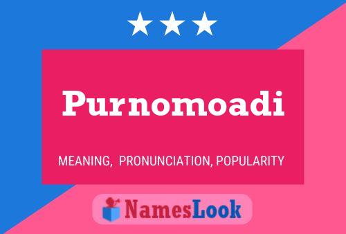 Purnomoadi 名字海报