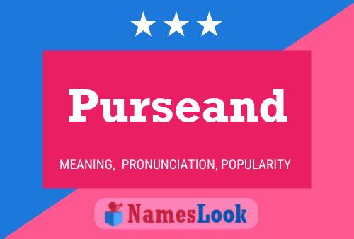 Purseand 名字海报