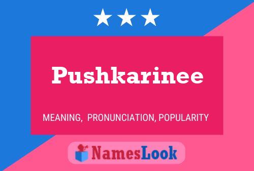 Pushkarinee 名字海报