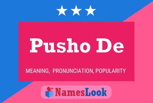 Pusho De 名字海报