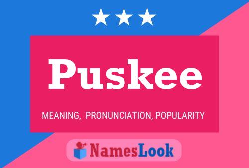 Puskee 名字海报