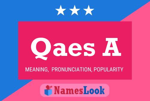 Qaes A 名字海报