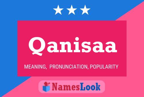 Qanisaa 名字海报