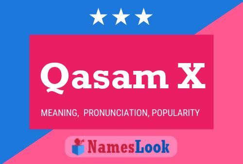 Qasam X 名字海报