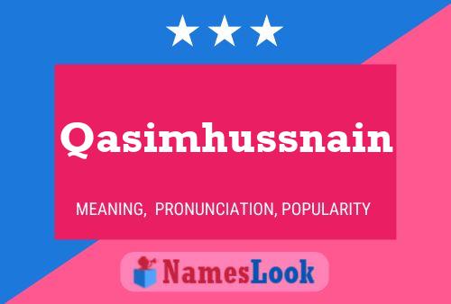 Qasimhussnain 名字海报