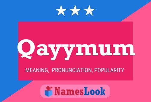 Qayymum 名字海报