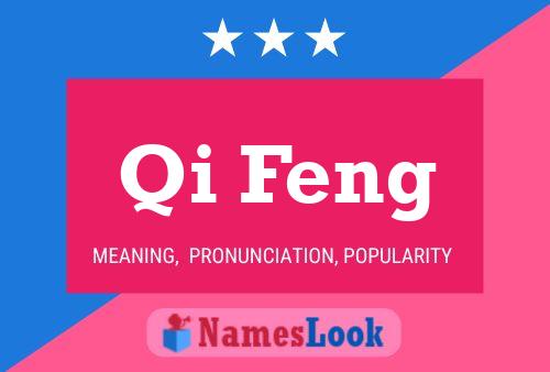 Qi Feng 名字海报