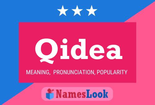 Qidea 名字海报