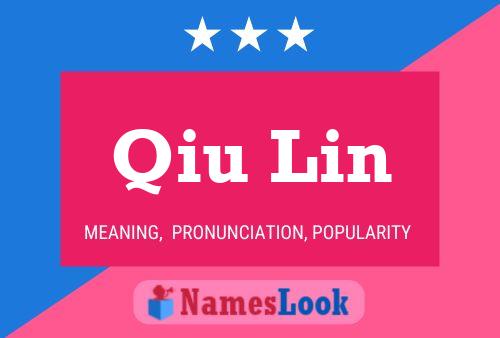 Qiu Lin 名字海报