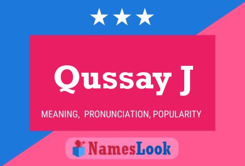 Qussay J 名字海报