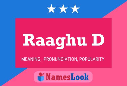 Raaghu D 名字海报