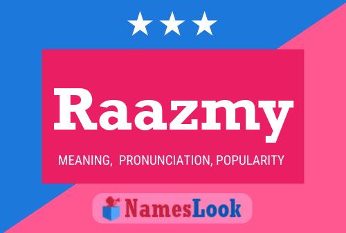 Raazmy 名字海报