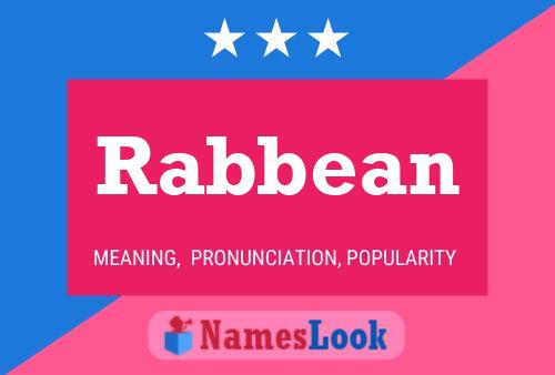 Rabbean 名字海报