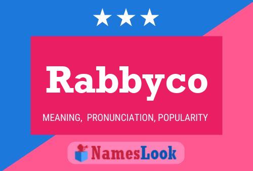 Rabbyco 名字海报