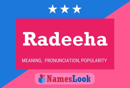 Radeeha 名字海报