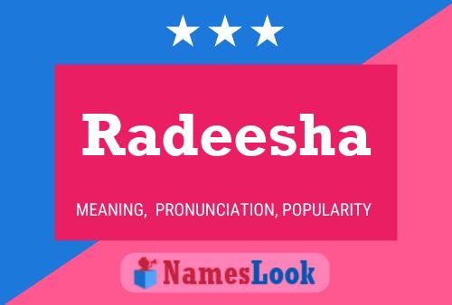 Radeesha 名字海报