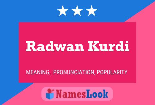 Radwan Kurdi 名字海报