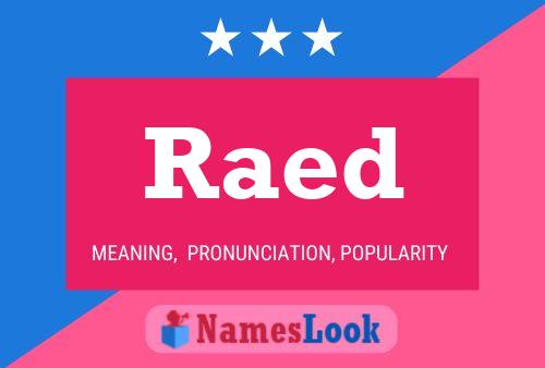 Raed 名字海报