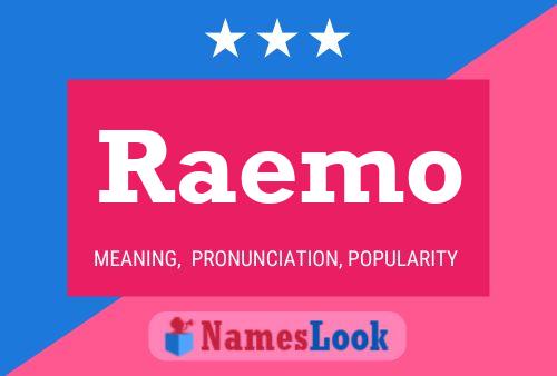 Raemo 名字海报