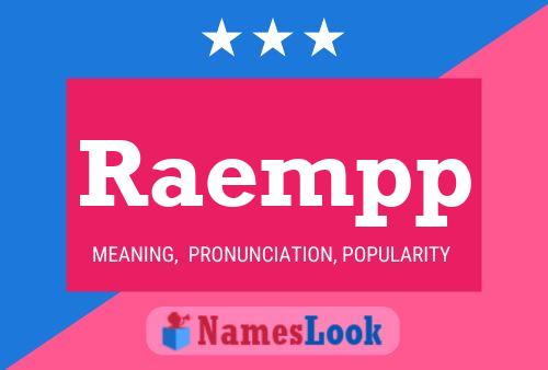 Raempp 名字海报