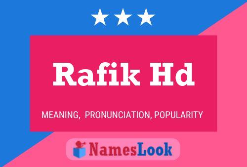 Rafik Hd 名字海报