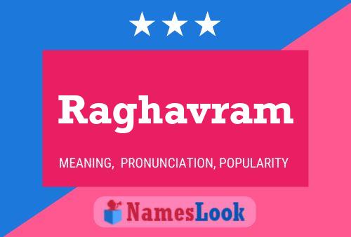 Raghavram 名字海报