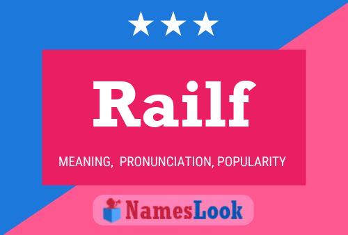 Railf 名字海报