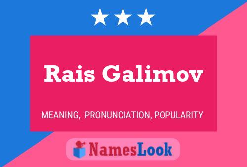 Rais Galimov 名字海报