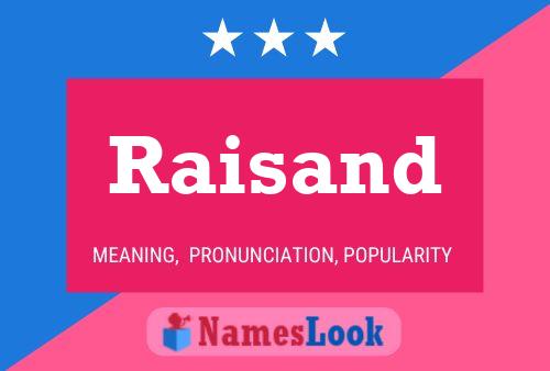 Raisand 名字海报