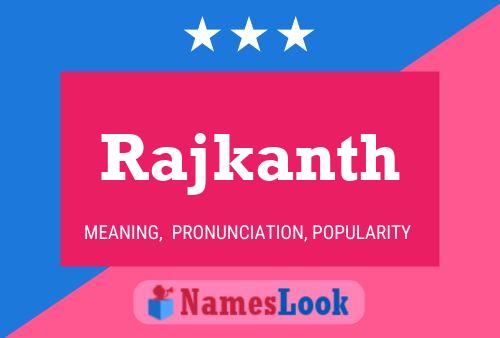 Rajkanth 名字海报