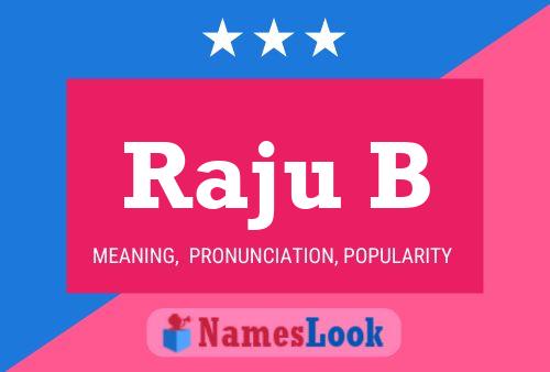 Raju B 名字海报