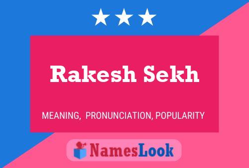 Rakesh Sekh 名字海报