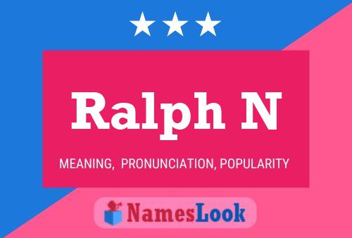 Ralph N 名字海报