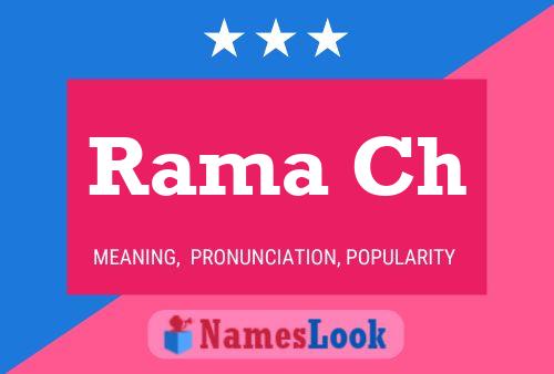 Rama Ch 名字海报