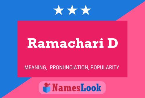 Ramachari D 名字海报