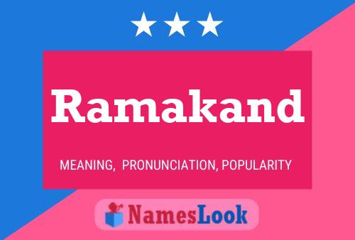 Ramakand 名字海报